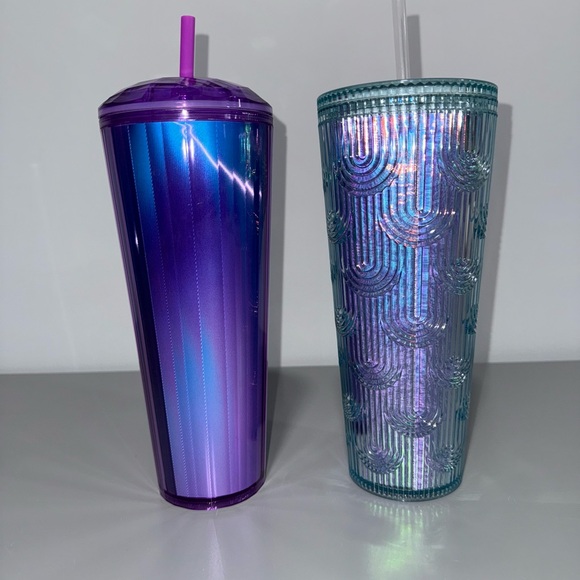 Starbucks Tumblers - Mermaid Iridescent & Purple Dome - Picture 4 of 8